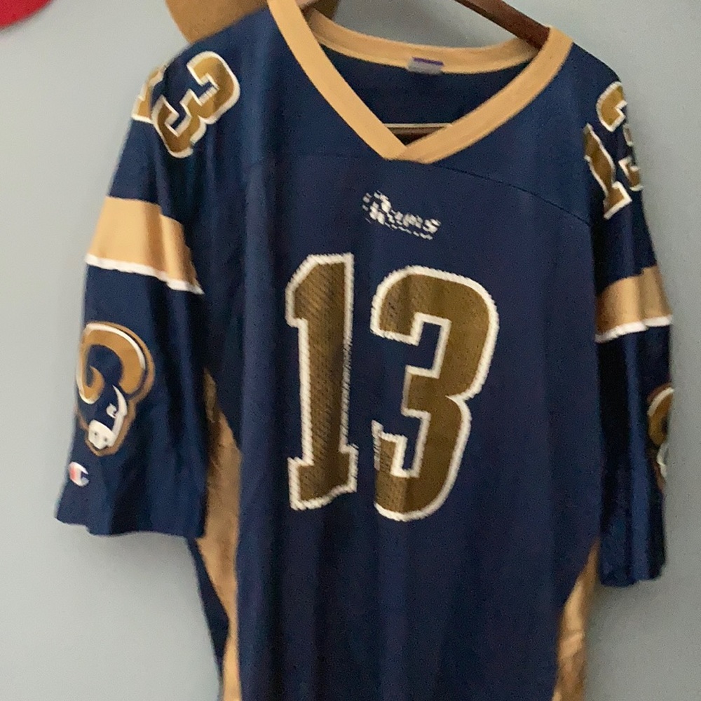 Champion brand Rams Warner jersey. Size xxl